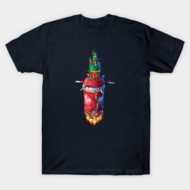 Sriracha Ship T-Shirt by spacegoose